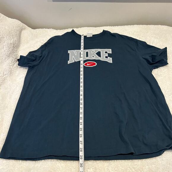 Nike Womens Navy Logo Graphic Tee‎ Size 2XL 100% Cotton - Picture 4 of 6